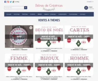 Deliresdecreatrices.com(Délires) Screenshot