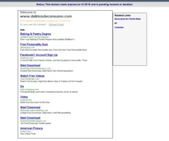 Deliriosdeconsumo.com(Delirios de Consumo) Screenshot
