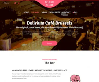 Deliriumcafe.be(Delirium Café) Screenshot