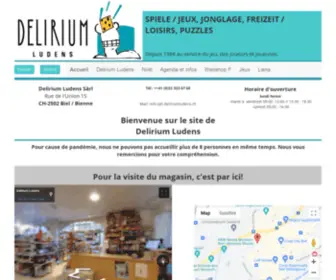 Deliriumludens.ch(Delirium Ludens) Screenshot