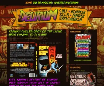 Deliriummagazine.com(Delirium Magazine) Screenshot