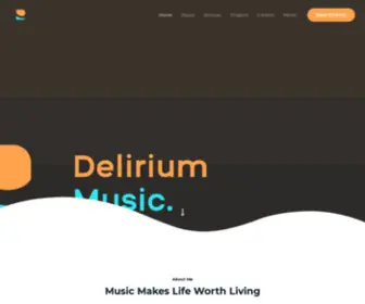 Deliriummusic.net(Delirium Music) Screenshot