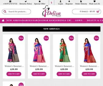 Delisafashion.com(Women Store) Screenshot