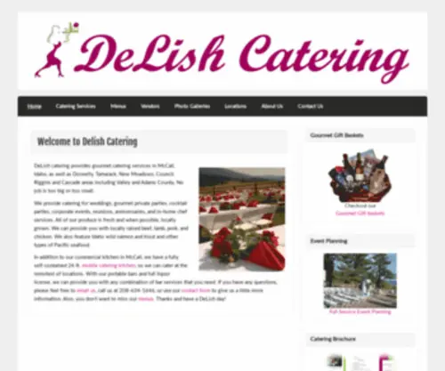 Delishcatering.com(Delishcatering) Screenshot