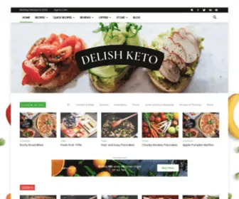 Delishketo.com(Delish Keto) Screenshot