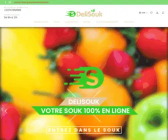 Delisouk.com(Votre souk de produits frais 100% en ligne) Screenshot