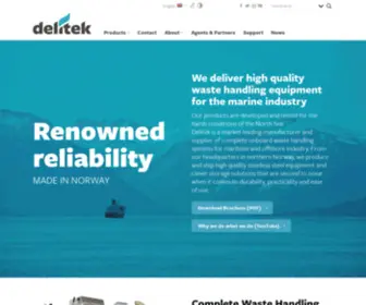 Delitek.no(Maritime Waste Management Solutions) Screenshot