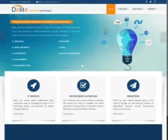 Delitesoftech.com(Delite Software Technologies) Screenshot
