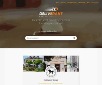 Deliverant.app(Gastronomie Online) Screenshot