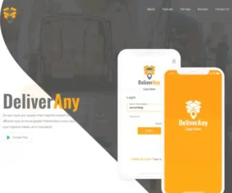 Deliverany.io(Logistics Delivery Service) Screenshot