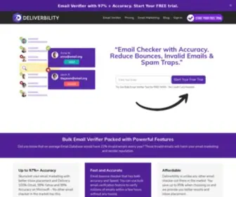 Deliverbility.com(Email Verifier) Screenshot