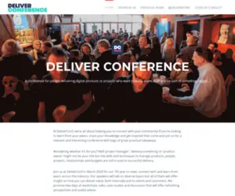 Deliverconf.co.uk(Deliver Conference) Screenshot