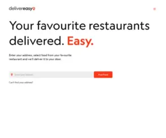 Delivereasy.co.nz(Get your favourite restaurants delivered. Delivery from $6) Screenshot