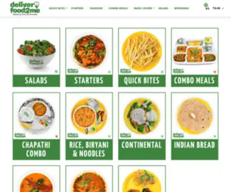 Deliverfood2ME.in(Salads And Food On Demand) Screenshot