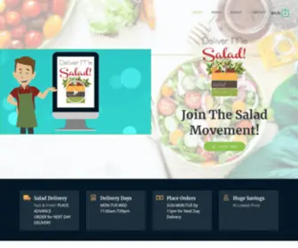 Delivermesalad.com(Gourmet Salad Delivery) Screenshot