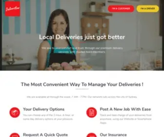 Delivernow.com.au(Deliver Now) Screenshot