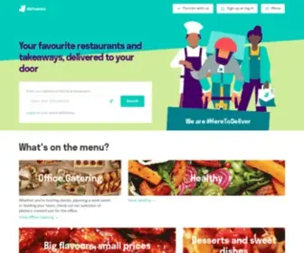 Deliveroo.ae(Takeaways Delivered from Restaurants near you) Screenshot