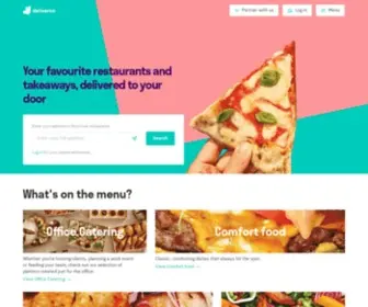 Deliveroo.be(Takeaways Delivered from Restaurants near you) Screenshot