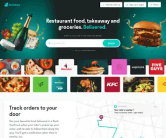 Deliveroo.net(Takeaway food delivery from local restaurants & shops) Screenshot