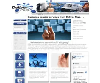 Deliverplus.co.uk(Deliver Plus Ltd) Screenshot