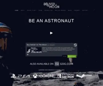 Deliverusthemoon.com(Deliver Us The Moon) Screenshot