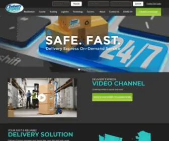 Deliveryexpressinc.com(Delivery Express) Screenshot