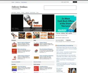 Deliveryhotlines.com(Your Online Food Delivery Resource) Screenshot