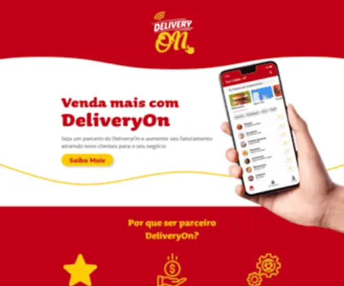 Deliveryon.com.br(Página Inicial Delivery On) Screenshot