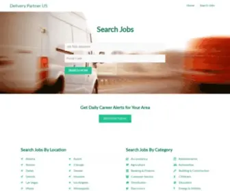 Deliverypartnerus.com(Delivery Partner US) Screenshot