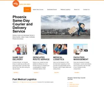 Deliveryphoenix.com(Same-Day Courier Delivery Service Phoenix, Mesa, Arizona) Screenshot