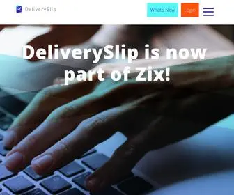 Deliveryslip.com(Secure Messaging Portal) Screenshot