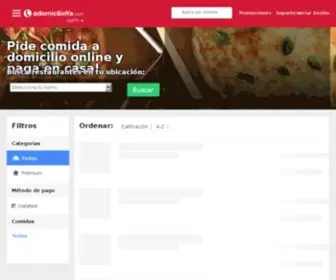 Deliyami.com(Pide comida a domicilio por internet en Quito) Screenshot