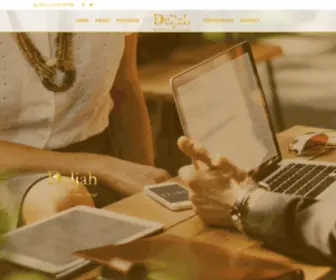 Deljah.com(Trinidad and Tobago website design company Your SEO optimized title) Screenshot