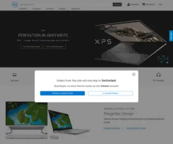 Dell.ch(Dell Offizielle Seite) Screenshot