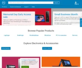 Dell.co.uk(Computers, Monitors & Technology Solutions) Screenshot