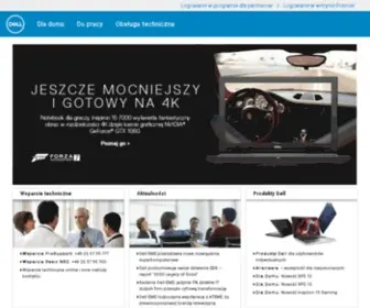 Dell.com.pl(Oficjalna strona firmy Dell) Screenshot
