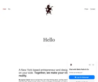Dellafaille.co(Della Faille &amp; Co) Screenshot