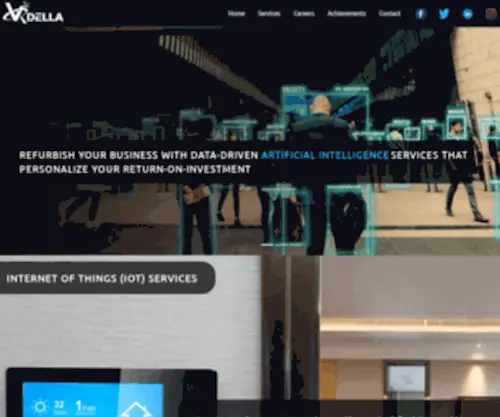 Dellainfotech.com(VR Della Infotech) Screenshot