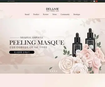 Dellaviebeauty.com(델라비에) Screenshot