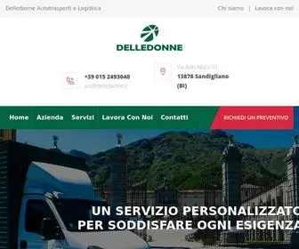 Delledonne.it(Servizio Logistica Delledonne) Screenshot