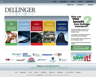 Dellingerinsurance.com(Dellinger Insurance) Screenshot