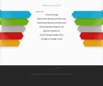 Dellpowervault.info(Dellpowervault info) Screenshot