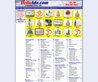 Dellsads.com(Free Wisconsin Dells classified ads) Screenshot