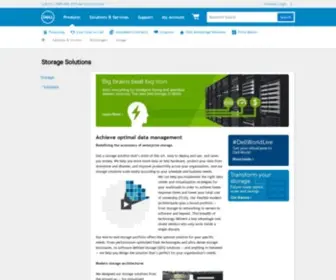 Dellstorage.com(Dell Fluid Data Architecture) Screenshot