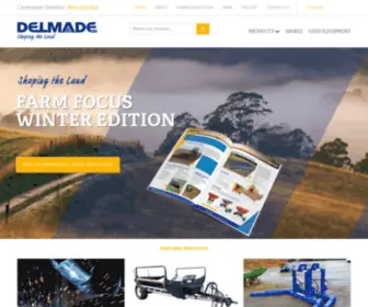 Delmade.com.au(We create and sell quality agricultural equipment for Australians on the Land. Our purpose) Screenshot