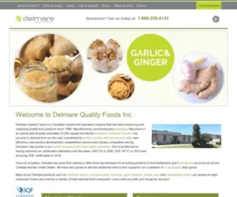 Delmare.on.ca(Delmare Quality Foods Inc) Screenshot