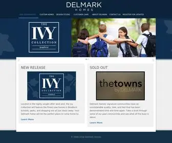 Delmarkhomes.com(Delmark Homes) Screenshot