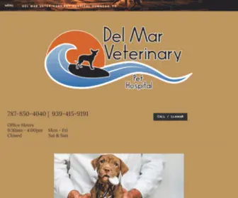 Delmarveterinary.com(DEL MAR VETERINARY PET HOSPITAL HUMACAO) Screenshot