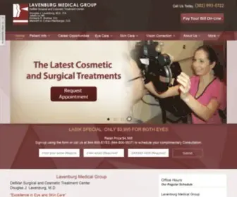 Delmarvisionandcosmetic.com(Lavenburg Medical Group) Screenshot