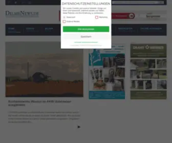 Delmenews.de(Das Nachrichtenportal für Delmenhorst) Screenshot